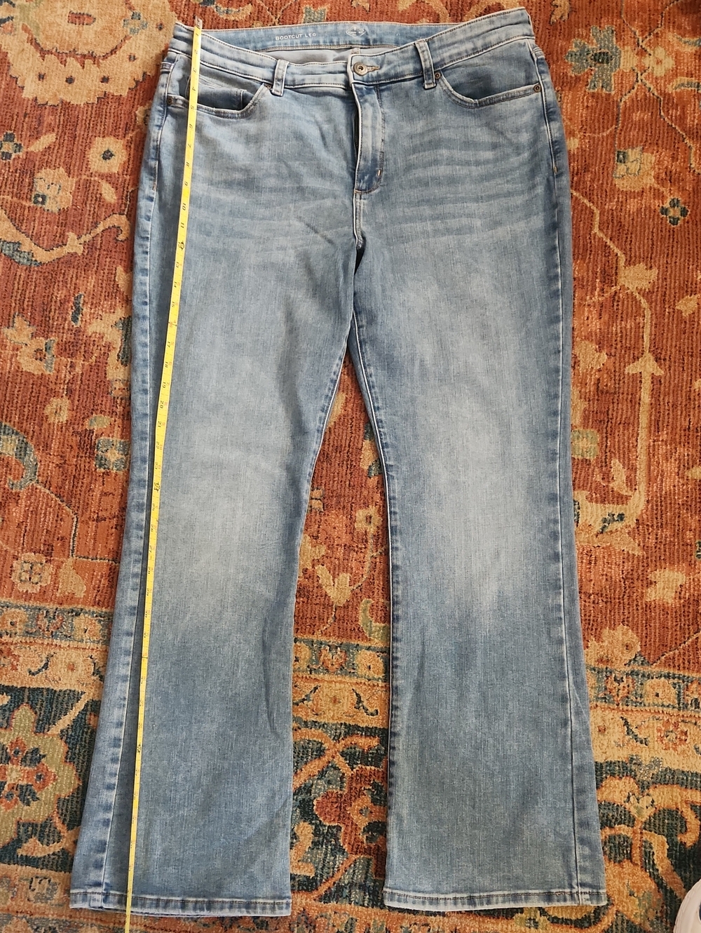 St. John's Bay Light Blue Flare Jeans